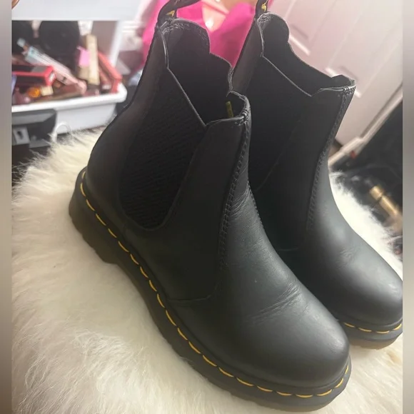Dr. Martens Black Leather Chelsea Boots - Picture 2 of 6